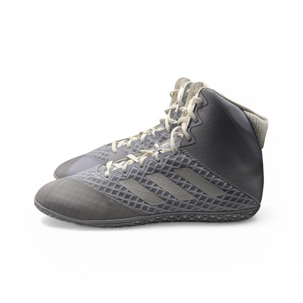 adidas‎ Men's Mat Wizard 4 Wrestling Shoes Size 10 Gray & Silver -1631